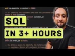 Learn Basic SQL in 3.5 hrs | Complete SQL Beginner Course