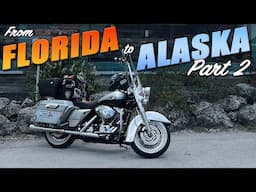 Part 2: Cross-Country Motorcycle Trip: Leaving Florida Keys on US1 & a visit with Blockhead Moto