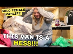 Cleaning and Organising the Van | Solo Female Vanlife