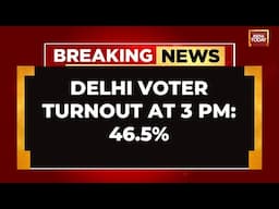 Delhi Assembly Elections: Voter Turnout At 46.5% By 3 PM, Mustafabad Leads At 56.12% | India Today