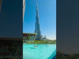 Swimming at the Burj Khalifa