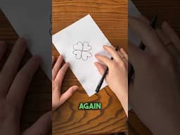 HOW TO DRAW A 4 LEAF CLOVER | Simple and Easy #tutorial