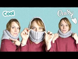 Dein Trendaccessoire - Kapuzenschal Balaklava "Telma und Luise"