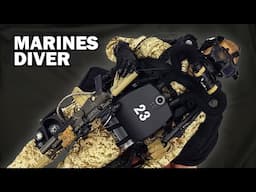 US marines force recon combat diver action figure