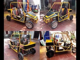 Complete the electric Go Kart everyone / Hoàn thành Go Kart chạy điện nhé mọi người