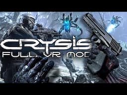 This CRYSIS VR Mod Feels Like NATIVE VR! // Full Motion Controls (Quest 3 PCVR)