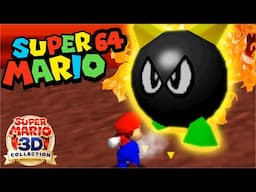 Lethal Lava Land 100%! Super Mario 64 (3D Allstars) Gameplay Walkthrough