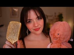 ASMR Getting You Ready For Bed & Tucking You In ✨ (haircare, skincare, layered sounds, )