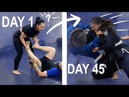 I TRIED BRAZILIAN JIU JITSU FOR 45 DAYS |  FIRST TOURNAMENT!