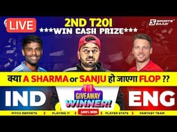 LIVE IND🇮🇳 vs ENG🏴󠁧󠁢󠁥󠁮󠁧󠁿 | 2nd T20i Dream11 Prediction | Dream11 Team | Dream11 Team of Today Match