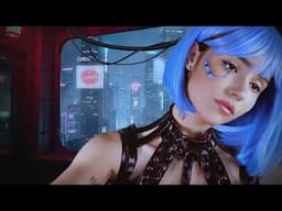 ASMR Android Aesthetics QUANTUM Hairstyling and Massage Salon 2100✂️ (futuristic, cyberpunk, sci-fi)