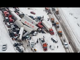 Chaos in China🔴! Highways Frozen, Thousands Of Cars Trapped As Snowstorm Strikes Multiple Provinces