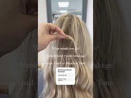 Would you put bleach on this damaged blonde hair?