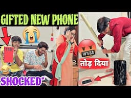 DAD BROKE* MY OLD MOBILE AND GIFTED NEW MOBILE 😍 (GONE EMOTIONAL)😭