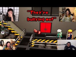 Valkyrae Gets Bullied By NPCs [Gang Beasts] (MC)