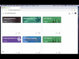 Creating a Google Classroom:  Getting Started