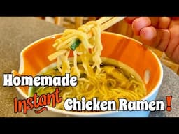 HOMEMADE “INSTANT” CHICKEN FLAVORED RAMEN NOODLES ~MADE IN THE NINJA FOODI