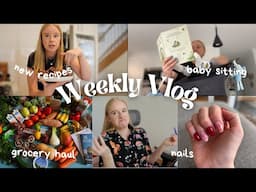 Weekly vlog | Grocery Haul, Brand Deals, Baby Sitting