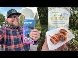 Epcot Festival Of The Holiday’s 2024 | NEW Food & The BEST Candlelight Processional | Disney World