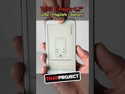 2025, My first ESP32 device is T5 E-Paper S3 Pro! #ESP32 #LoRa #E-Paper