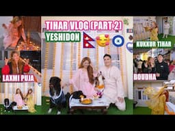 Most memorable Tihar at Boudha 🥹🪬🧿  ll Yeshidon Vlogs