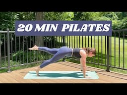 20 MIN FULL BODY PILATES WORKOUT (No Equipment || Express Pilates Workout || At-Home Pilates)