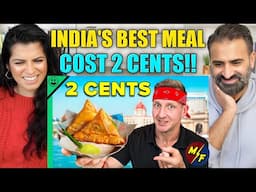 India’s Best Meal Costs 2 Cents!! 🤯 Unbelievable Indian Street Food | Reaction