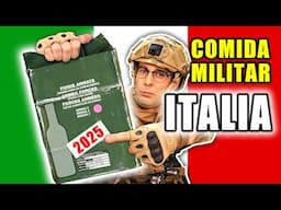 Probando COMIDA MILITAR DE ITALIA 2025 con BEBIDA | MRE Italiana 24 Horas