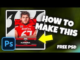 Photoshop Tutorial | How to Create a Football Commitment Graphic