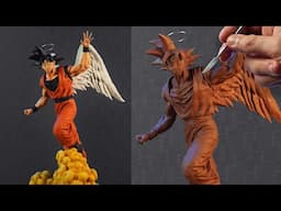 Sculpting GOKU ''We Were Angels'' | Dragon Ball Z [ Akira Toriyama Tribute ]