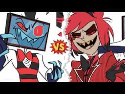 Vox Threatens Alastor    Hazbin Hotel Comic Dub