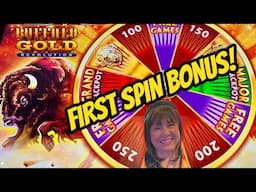 FIRST SPIN BONUS! BUFFALO GOLD REVOLUTION BONUSES