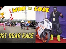 MY 1ST DRAG RACE | KTM RC8R RAREST MACHINE @CherryVlogsCV