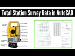 Importing Total Station Survey Data in AutoCAD