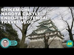 Nagoya Castle, Shikemichi, Enoji Shotengai Travel Vlog