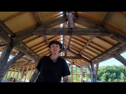 Timber Framed Barn Part 26 Roof Wood Fibre Insulation