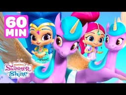 Shimmer and Shine Ride Unicorns in the Sky! + MORE Full Episodes w/ Leah | Shimmer and Shine