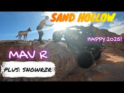 Can-am Maverick R in Sand Hollow AGAIN! ***** Plus**** Snow Rzr Wheelin!