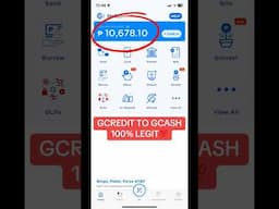 How To Convert GCredit To GCash Wallet | GCredit To Cash 2025 #shorts #gcash #gcredit #ggives