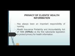 Chapter 4 ( FINAL)- Privacy of Client’s Health Information