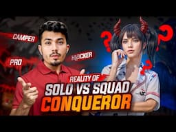 Real World Record🔥 | Reality of Solo Vs Squad Conqueror Player⁉️ | Cruiserop | PubgMobile