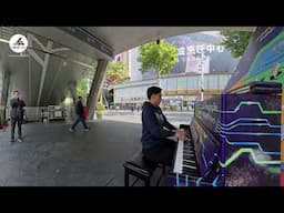 When I Played Public Piano in China Big Fish & Begonia | Cole Lam