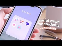 7 useful + chill apps for students | iOS, Android, desktop📱✨