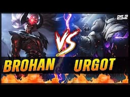 BROHAN - Yasuo vs Urgot TOP Patch 25.S1.2 - Yasuo Gameplay