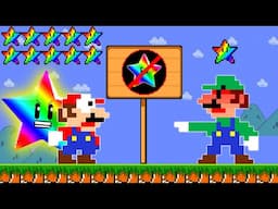 Mario and Luigi but RAINBOW STAR are Forbidden Here! | ADN MARIO GAME