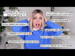 RISPONDO (MALE) AI COMMENTI DEGLI HATERS !!