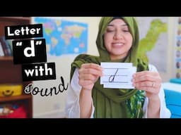 Learn the Letter d | Write the Letter d | Phonogram d | Learn the Alphabet | SARA MEER