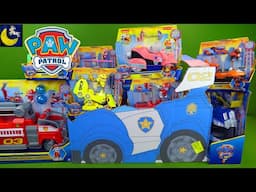 LOTS of Paw Patrol THE MOVIE Toys! Lookout Tower Firetruck Liberty Mega Bloks Micro Movers DIY Craft