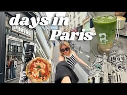 DAYS IN PARIS ☕️🇫🇷 exploring Montmartre, mini shopping haul, best peanut butter matcha in Paris?