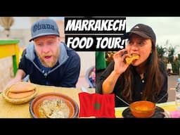 AMAZING MOROCCAN FOOD TOUR in MARRAKECH! 🇲🇦 The BEST Local Food Spots & MUST TRY Dishes!